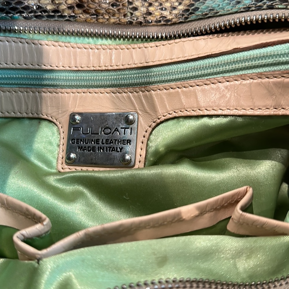 Excellent Used Condition Pulicati Python Bag - Picture 9 of 9